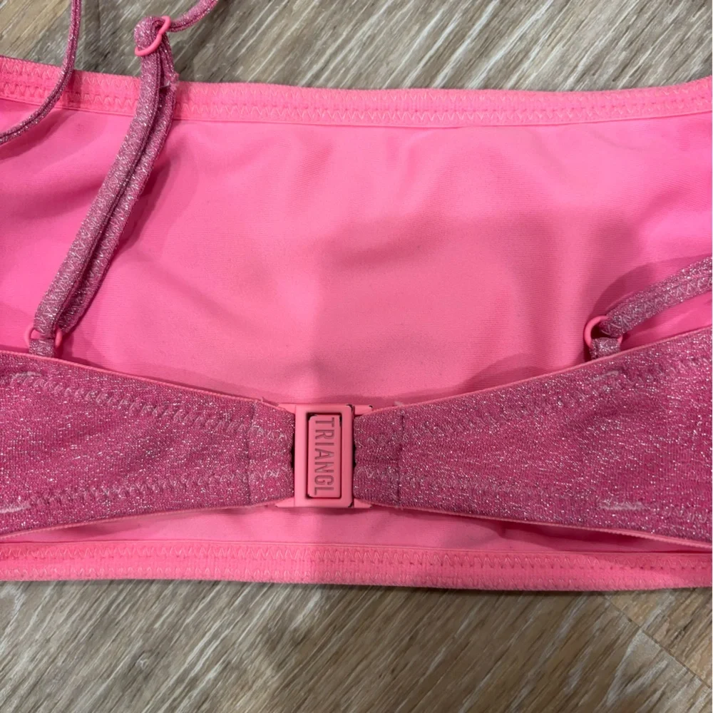 TRIANGL Swimwear Mica Bikini Set in Pink Sparkle